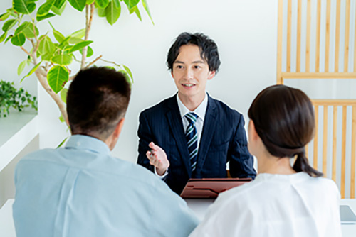 相談風景の写真